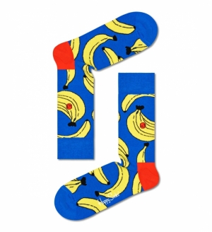 Banana Sock Blue/yellow
