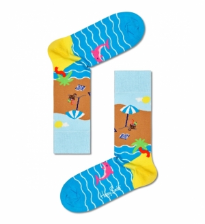 Beach Sock Blue/brown