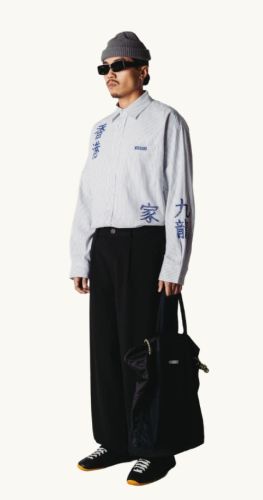 Xing White-Navy