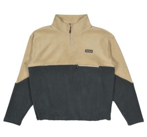 Colour Block Charcoal/Beige