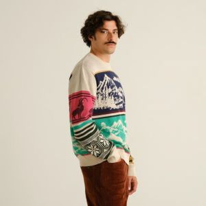 Retro Ski Multi Color